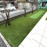 【滋賀】彦根市 天然芝のお庭をゴルフ人工芝へ