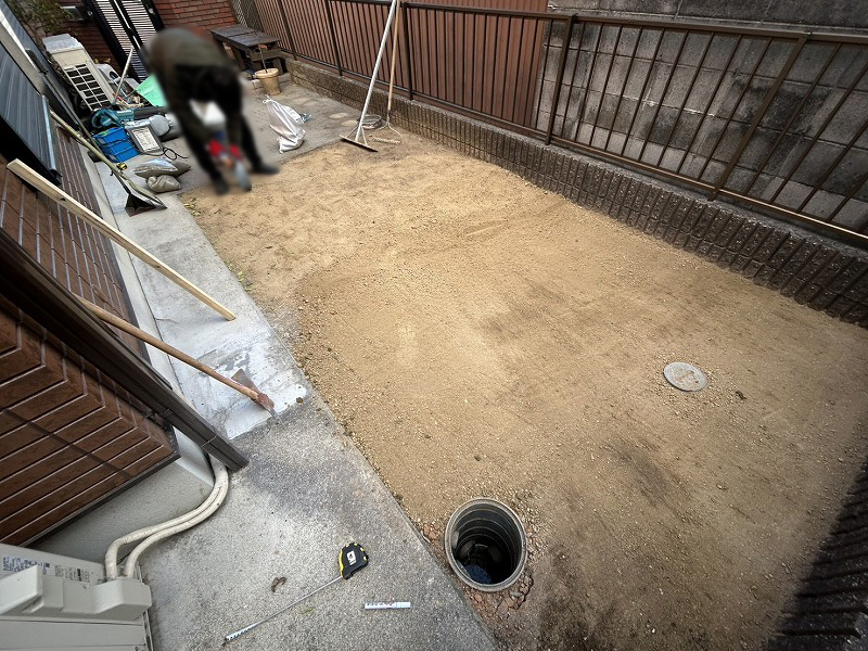 【奈良】葛城市 段差なくつながる人工芝施工