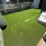 【奈良】大和郡山市 砂利庭を人工芝でリニューアル