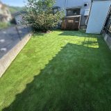【大阪】南河内郡 植栽と人工芝のドッグラン施工