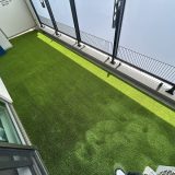 【大阪】大阪市 ペットも喜ぶバルコニーに人工芝施工