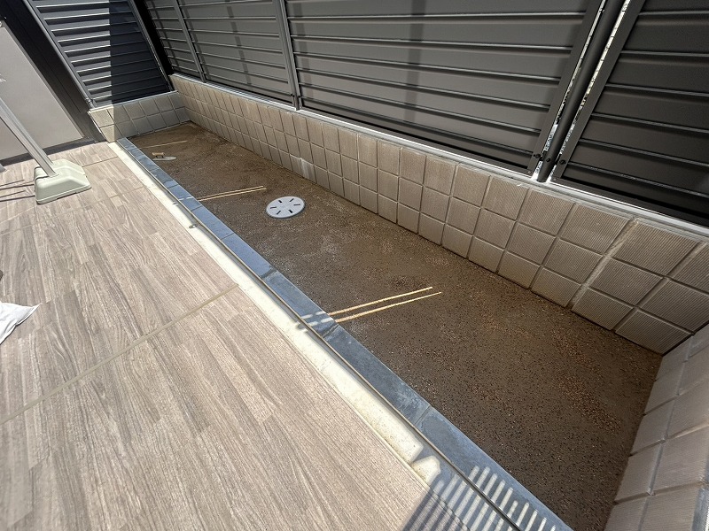 【京都】京都市 新築マンション専用庭を人工芝で快適に